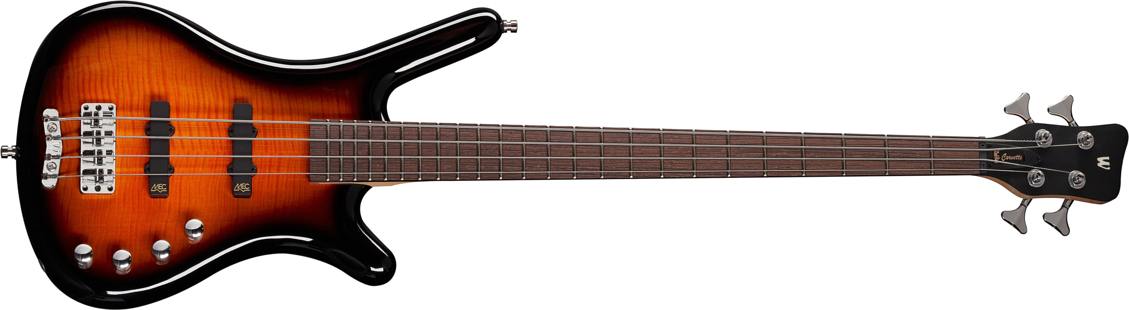 Warwick Corvette Classic 4c Rockbass Active Wen - Almond Sunburst Transparent - Solid body electric bass - Main picture