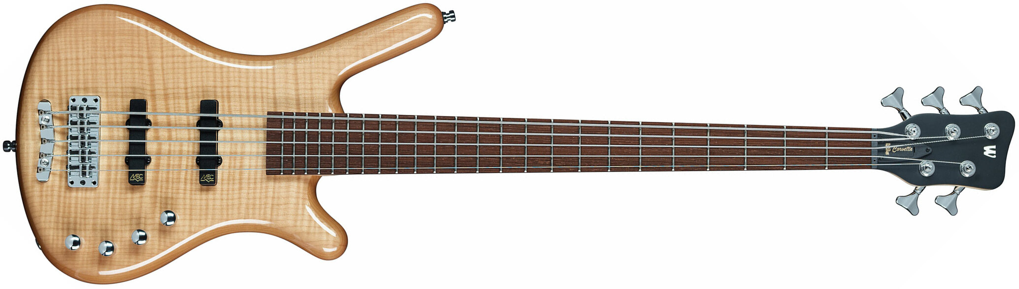 Warwick Corvette Premium 5c Rockbass Active Wen - Natural - Solid body electric bass - Main picture