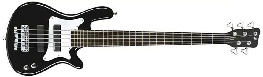 Warwick Steve Bailey 5-string Kps Signature - Black - Solid body electric bass - Main picture
