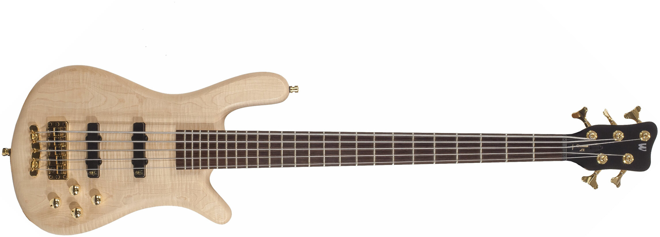 Warwick Streamer Lx 5 Gps Wen +housse - Natural Satin - Solid body electric bass - Main picture