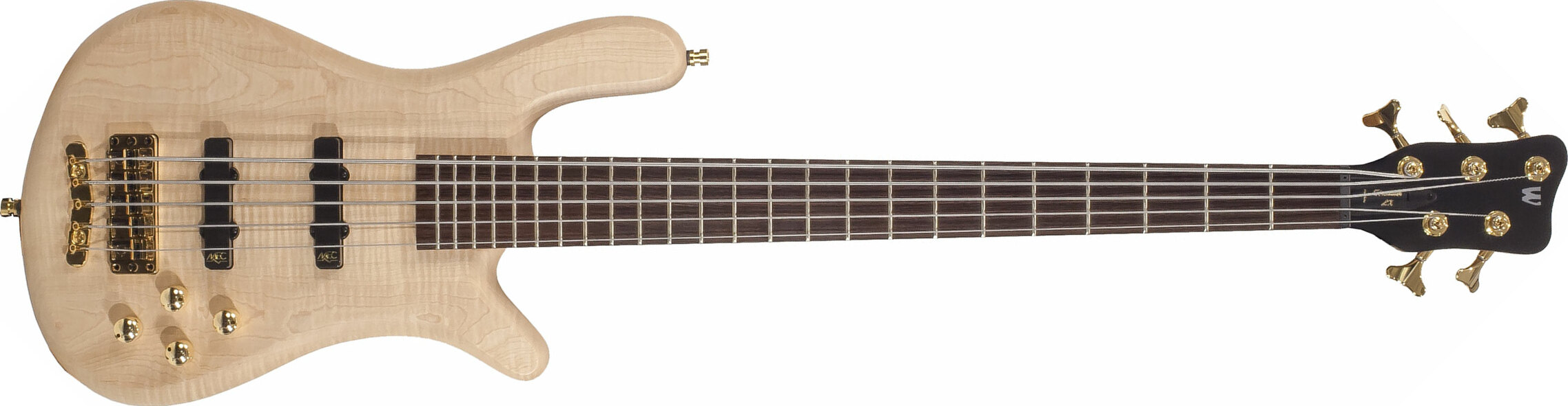 Warwick Streamer Lx 5 Gps Wen +housse - Natural Satin - Solid body electric bass - Main picture