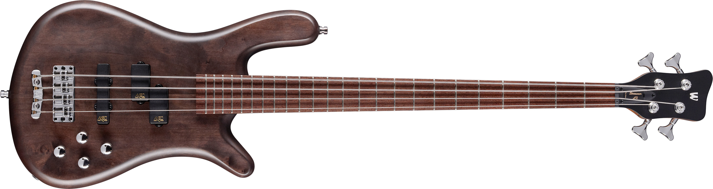 Warwick Streamer Lx4 Pro Gps 4c Active Wen - Nirvana Black Satin - Solid body electric bass - Main picture
