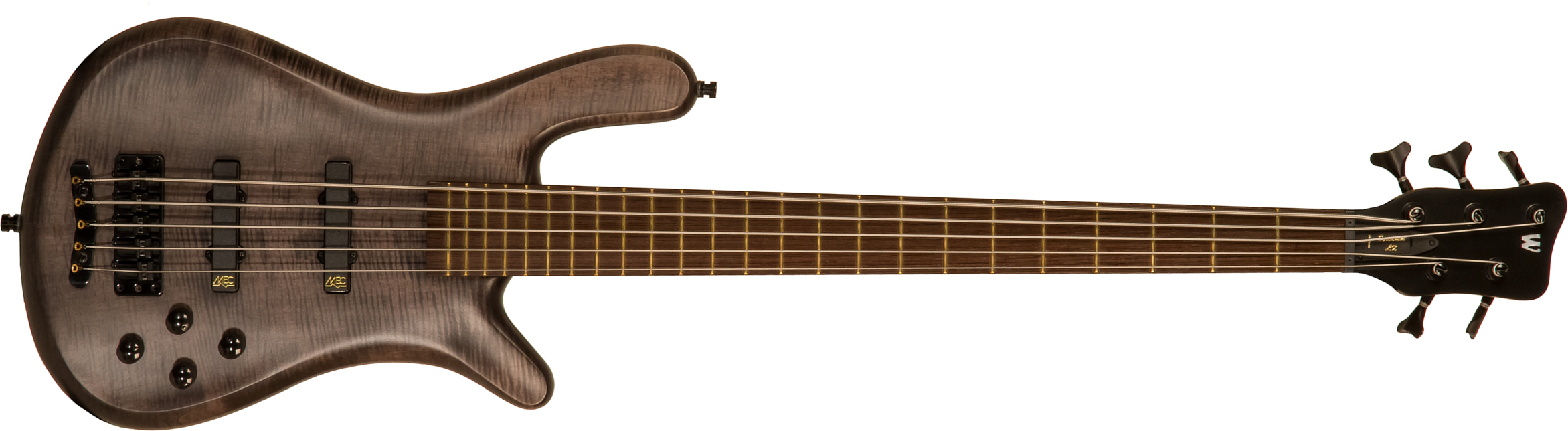 Warwick Streamer Lx5 Pro Gps 5c Active Wen - Maple Nirvana Black Satin - Solid body electric bass - Main picture