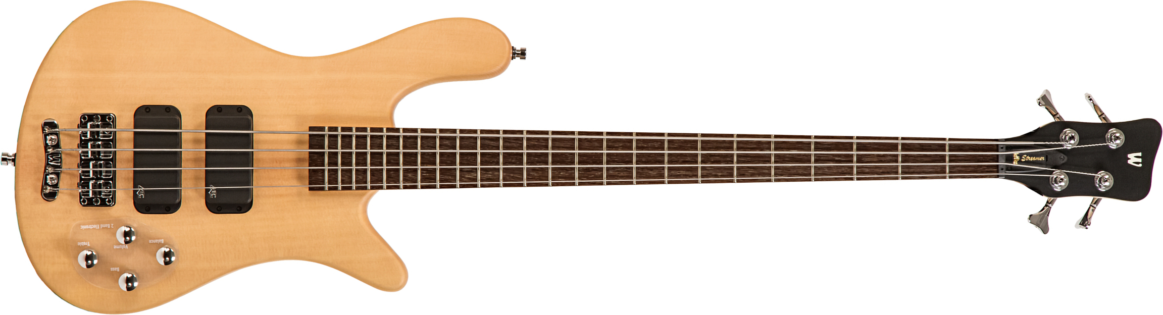 Warwick Streamer Standard Rockbass 4c Active Wen - Natural Satin - Solid body electric bass - Main picture