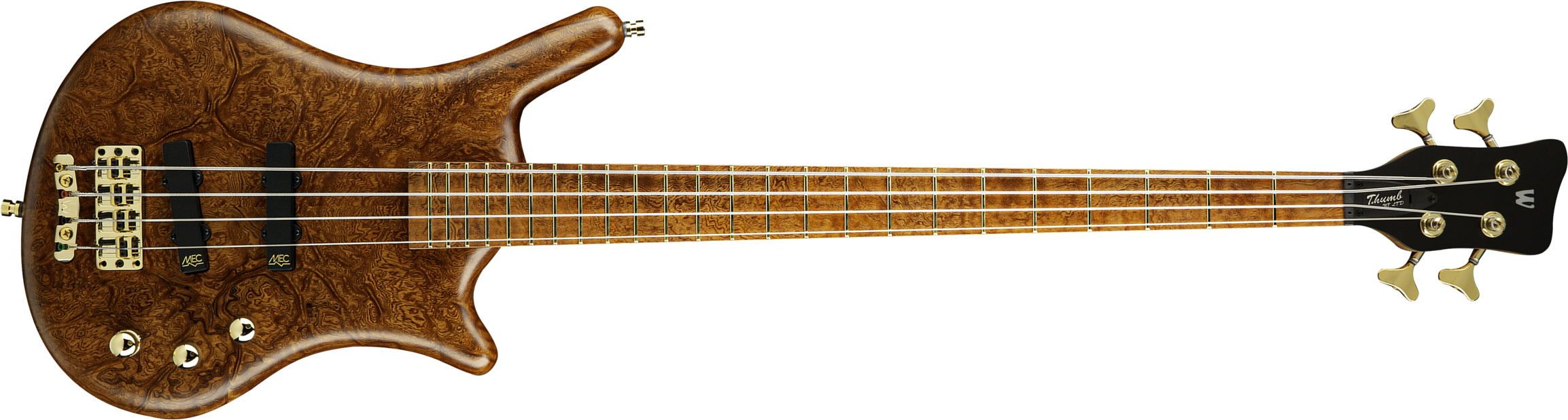 Warwick Thumb Bo 4c Pro Gps All Active Aca Gh - Natural Satin - Solid body electric bass - Main picture