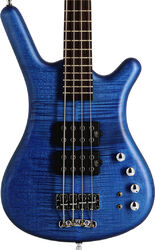 Solid body electric bass Warwick PRO GPS Corvette $$ 4-String - Ocean blue