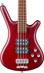 Solid body electric bass Warwick Rockbass Corvette $$ - Burgundy red satin