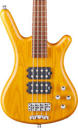 Solid body electric bass Warwick Rockbass Corvette $$ - Honey violin trans. satin