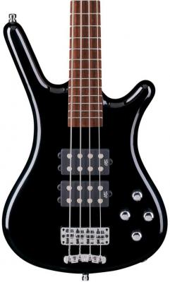 Solid body electric bass Warwick Rockbass Corvette $$ - Solid black