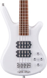 Solid body electric bass Warwick Rockbass Corvette $$ - Solid white
