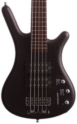 Rockbass Corvette $$ 5-String - nirvana black trans. satin