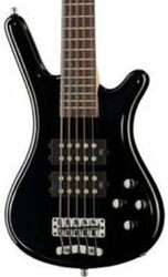 Solid body electric bass Warwick Rockbass Corvette $$ 5-String - Solid black