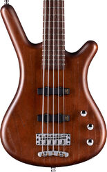 Solid body electric bass Warwick PRO GPS Corvette Ash 5-String - Antique tobacco satin