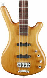 Solid body electric bass Warwick Rockbass Corvette Basic 4 String - Honey violin satin