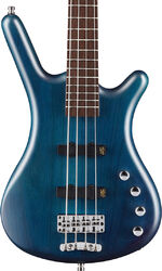 Solid body electric bass Warwick Rockbass Corvette Basic - Ocean blue satin