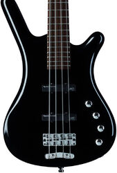 Solid body electric bass Warwick Rockbass Corvette Basic - Solid black