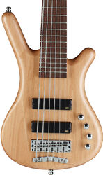 Solid body electric bass Warwick Rockbass Corvette Basic 6-String - Natural satin