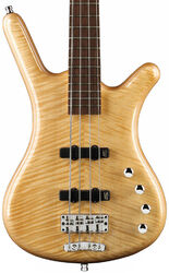 Solid body electric bass Warwick Rockbass Corvette Premium 4-String - Natural