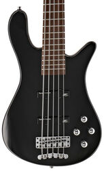 Solid body electric bass Warwick Rockbass Streamer LX 5-String - Solid black