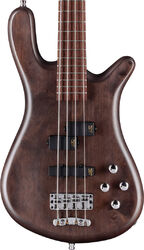 Solid body electric bass Warwick PRO GPS Streamer LX 4 String - Nirvana black satin