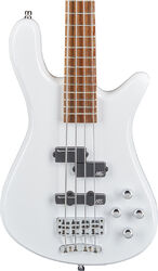 Solid body electric bass Warwick Rockbass Streamer LX 4-String - Solid white