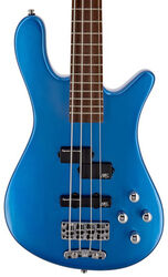 Solid body electric bass Warwick Rockbass Streamer LX 4 String - Solid blue metallic