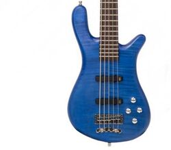 Solid body electric bass Warwick PRO GPS Streamer LX 5-String Maple Ltd - Ocean blue