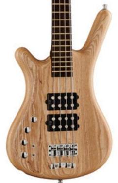 Solid body electric bass Warwick PRO GPS Corvette $$ 4-String LH - Natural Transparent Satin