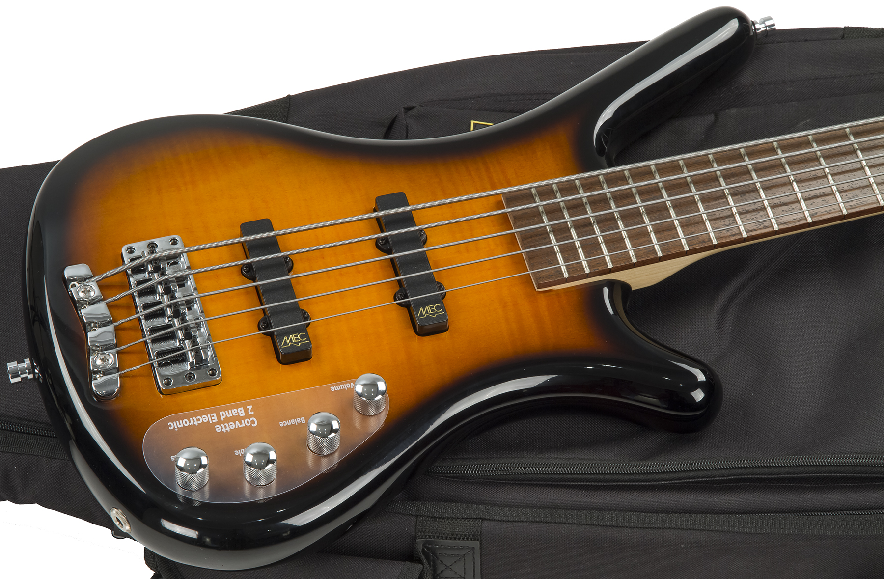 Warwick Corvette Classic Rockbass 5c Active Wen - Almond Sunburst - Solid body electric bass - Variation 1