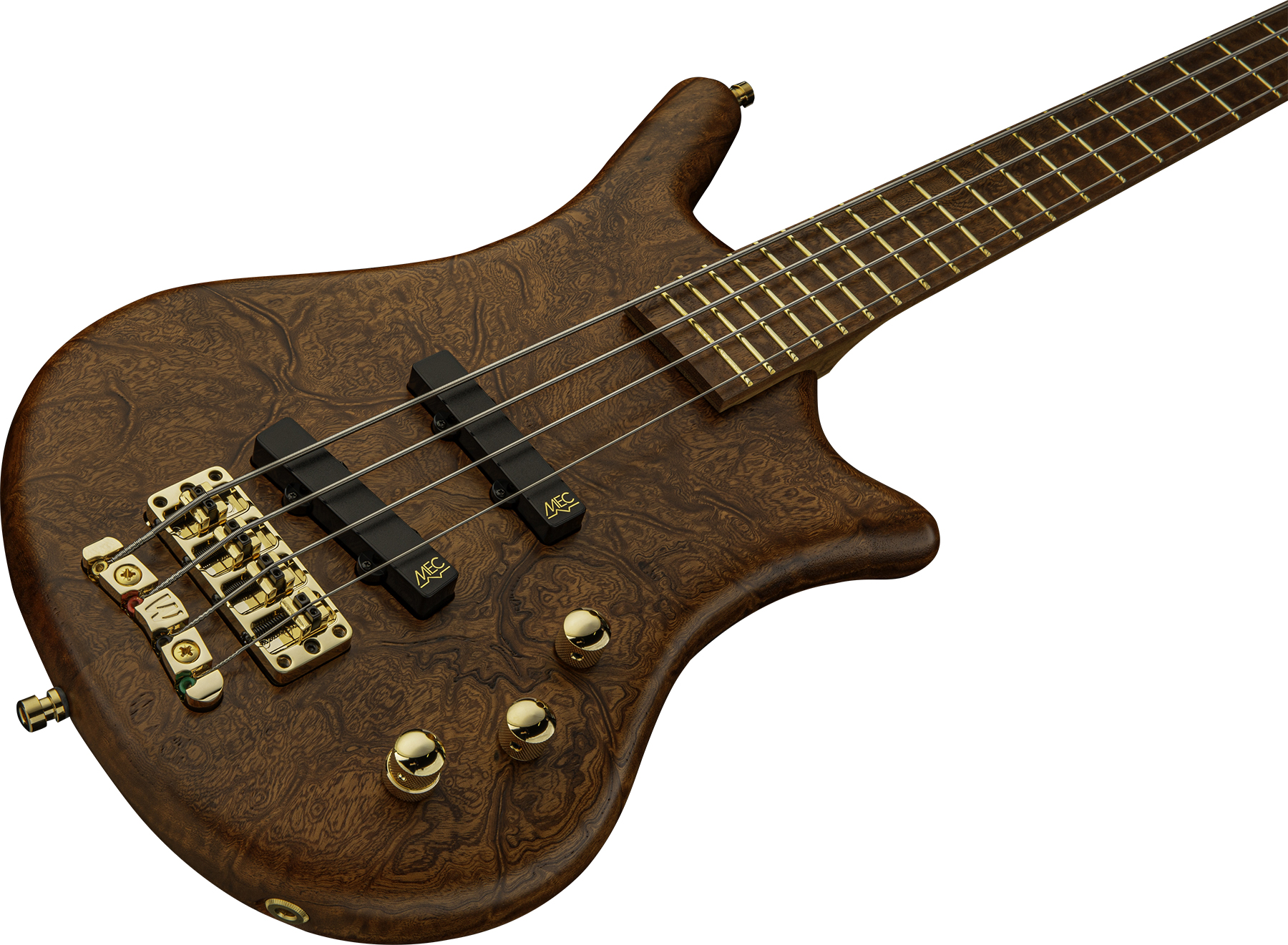 Warwick Thumb Bo 4c Pro Gps All Active Aca Gh - Natural Satin - Solid body electric bass - Variation 2