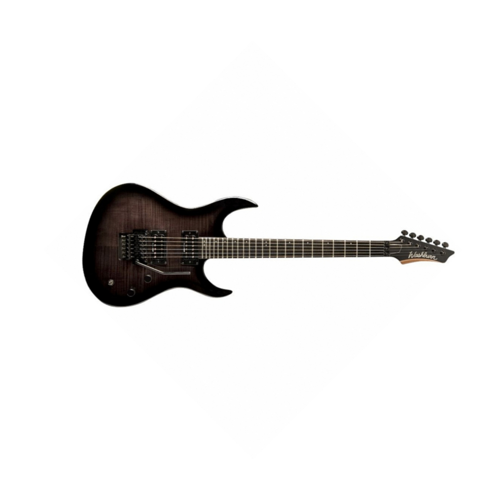 Washburn Xmpro2fr - Flame Black Burst - Str shape electric guitar - Variation 1