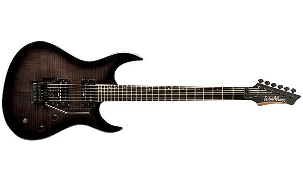 Washburn Xmpro2fr - Flame Black Burst - Str shape electric guitar - Variation 2