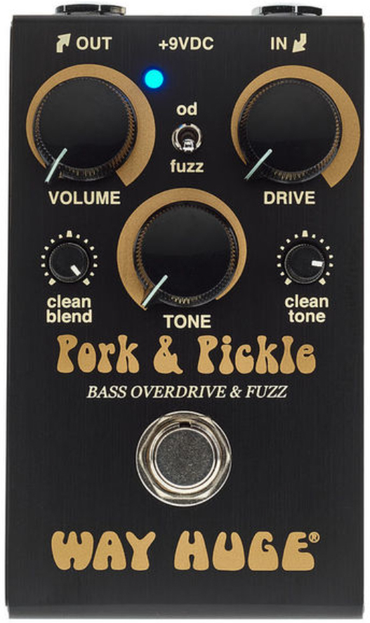 Way Huge Pork & Pickle Bass Overdrive & Fuzz Wm91 - Overdrive, distortion, fuzz effect pedal for bass - Main picture