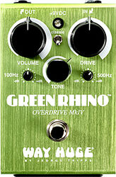 Overdrive, distortion & fuzz effect pedal Way huge WHE 207 Green Rhino Overdrive MKIV