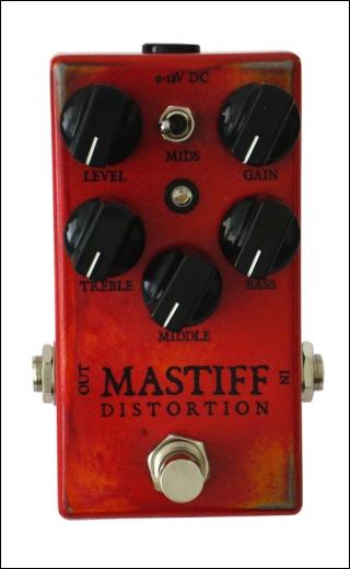 Overdrive, distortion & fuzz effect pedal Weehbo MASTIFF