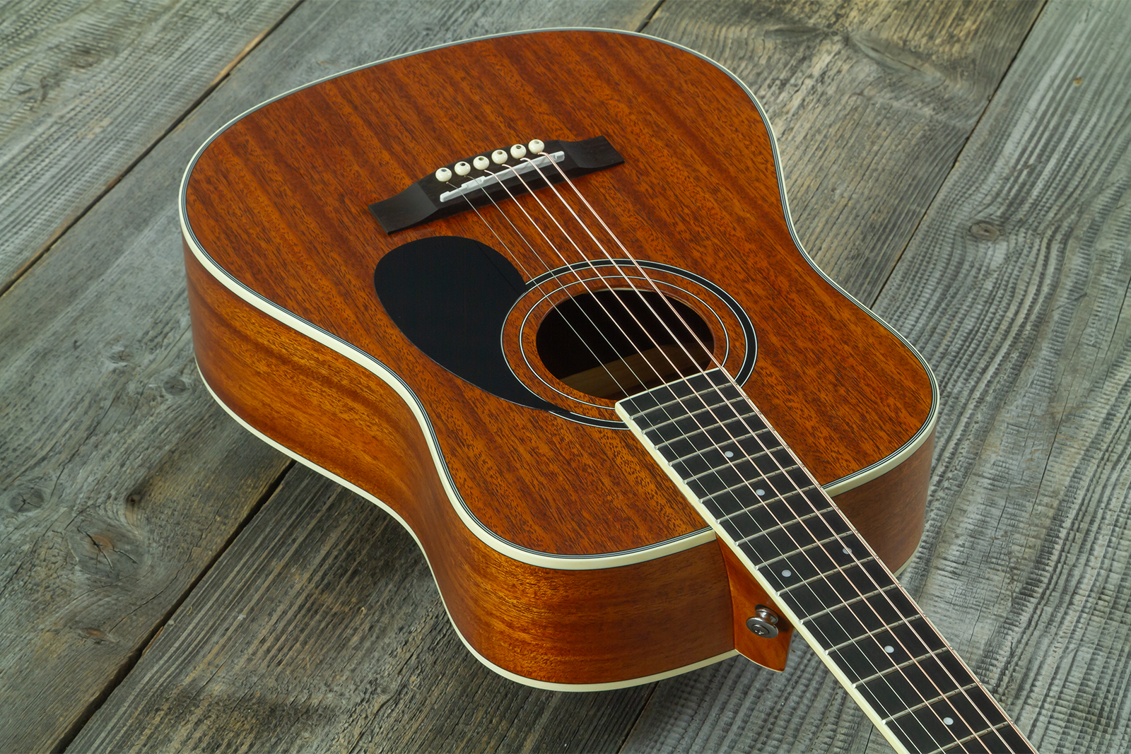 Wesland Bg350-nat Travel Shsc Tout Acajou Tec - Natural - Folk guitar - Variation 2