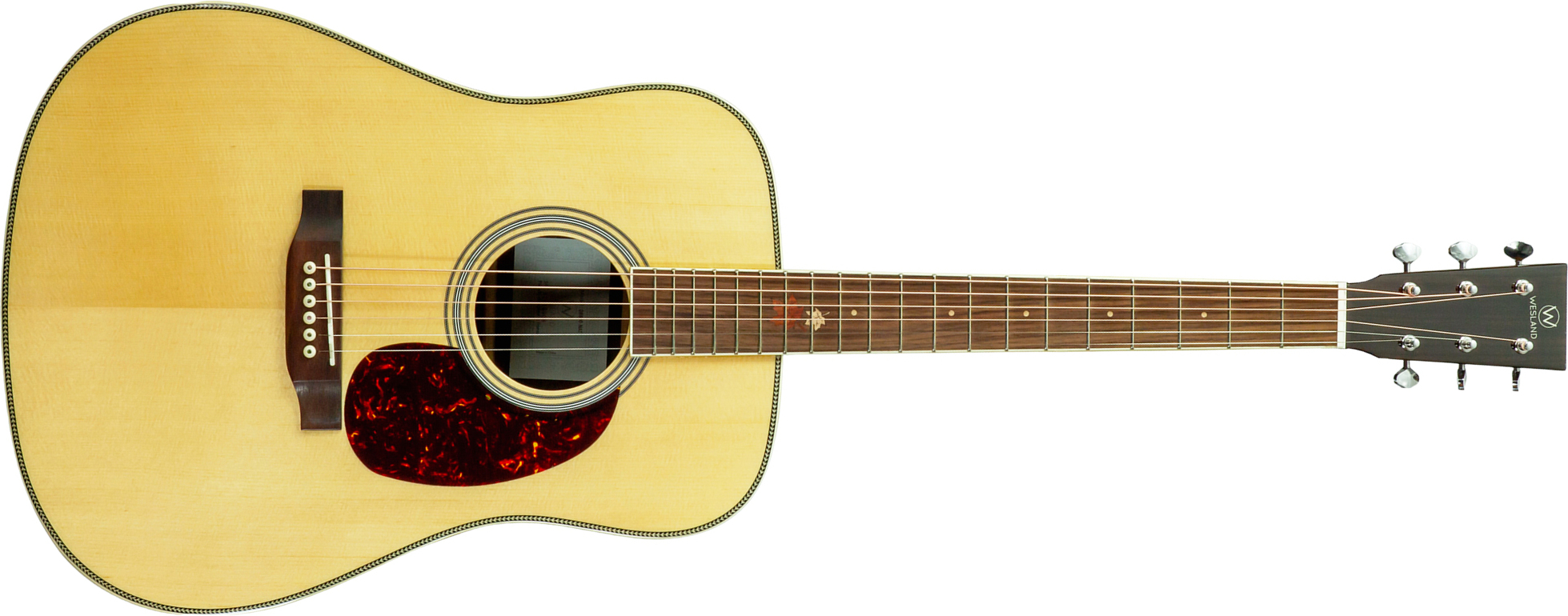 Wesland Dr800-nat Dreadnought Epicea Palissandre Rw - Natural - Folk guitar - Main picture