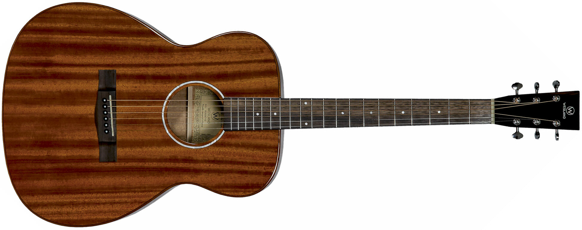 Wesland Om15 Nat Orchestra Model Epicea Acajou Rw - Natural - Acoustic guitar & electro - Main picture