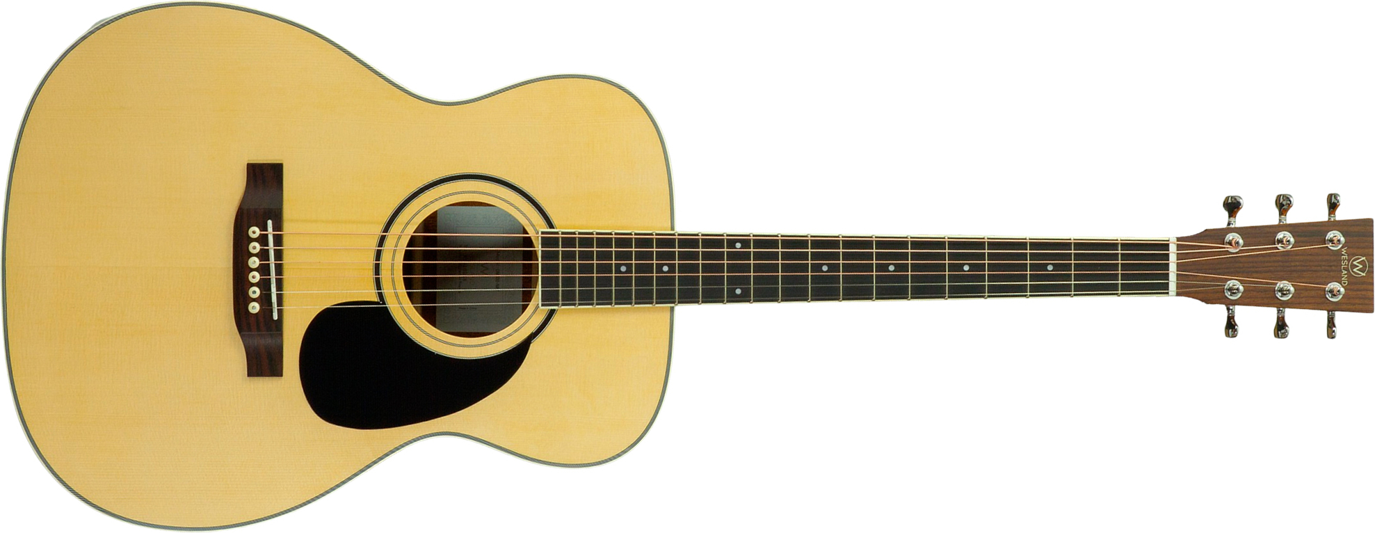 Wesland Om300-nat Orchestra Epicea Acajou Tec - Natural - Folk guitar - Main picture