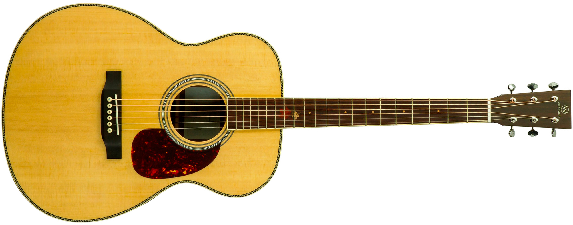 Wesland Om800-nat Om Epicea Palissandre Rw - Natural - Folk guitar - Main picture