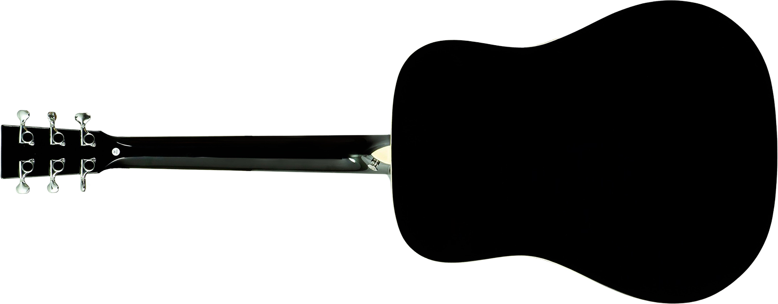 Wesland Dr300-ce-bk Dreadnought Epicea Acajou Rw - Black - Folk guitar - Variation 1