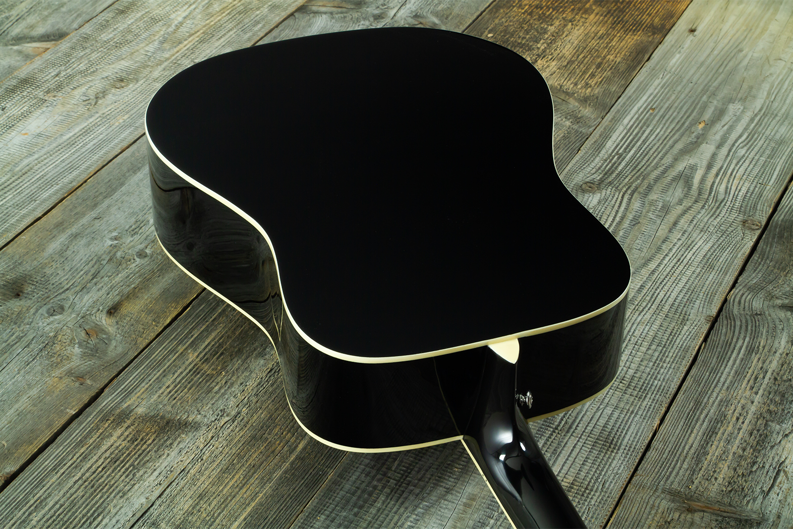 Wesland Dr300-ce-bk Dreadnought Epicea Acajou Rw - Black - Folk guitar - Variation 7