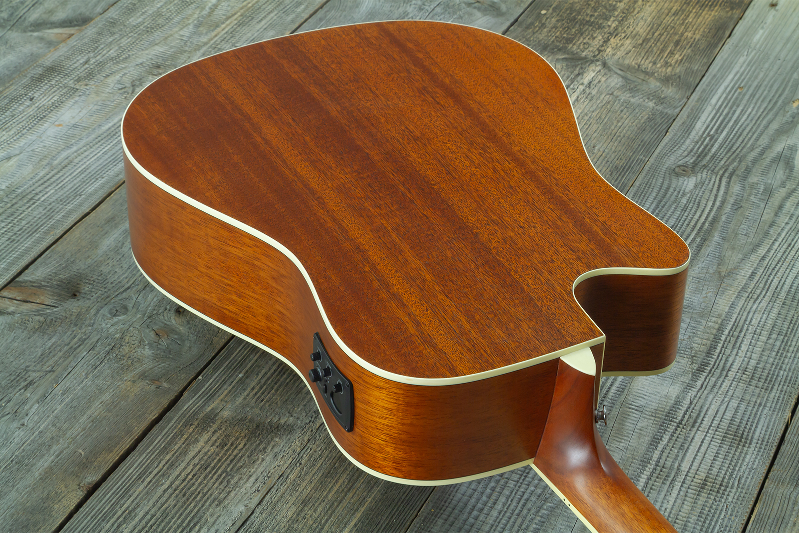 Wesland Dr300-ce-nat Dreadnought Cw Epicea Acajou Tec - Natural - Folk guitar - Variation 10