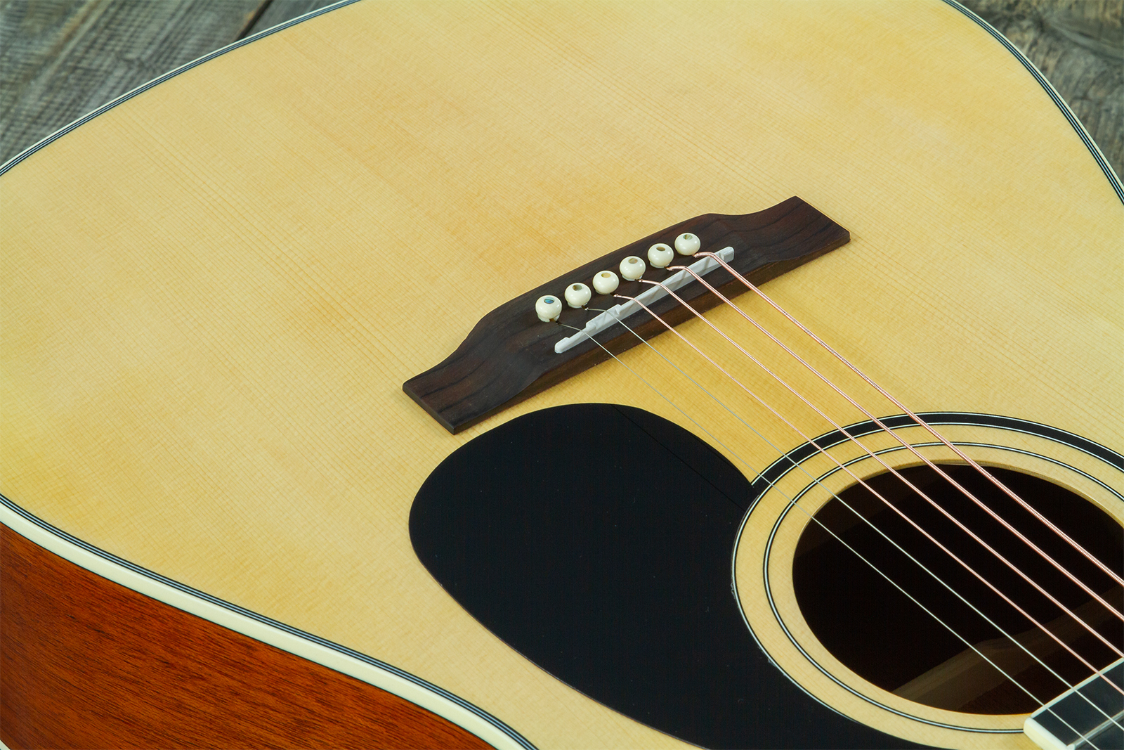 Wesland Dr300-ce-nat Dreadnought Cw Epicea Acajou Tec - Natural - Folk guitar - Variation 3