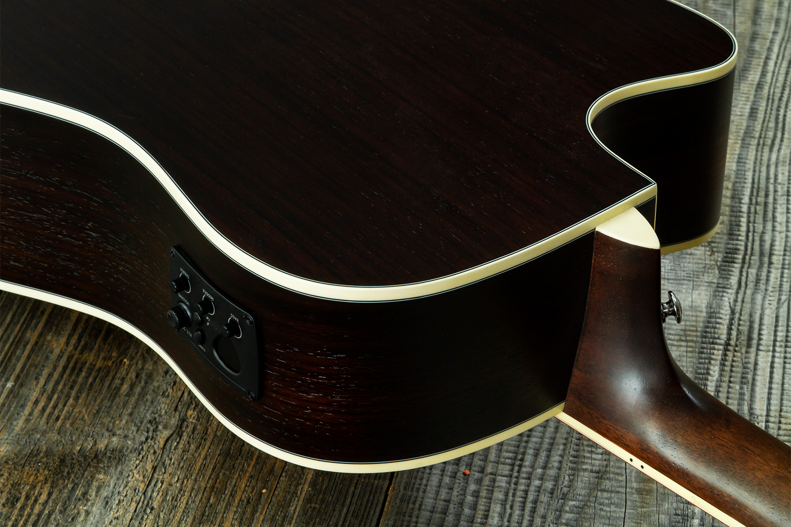 Wesland Dr500-ce-nat Dreadnought Cw Epicea Palissandre Rw - Natural - Folk guitar - Variation 8
