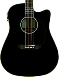 Folk guitar Wesland DR300-CE-BK - Black
