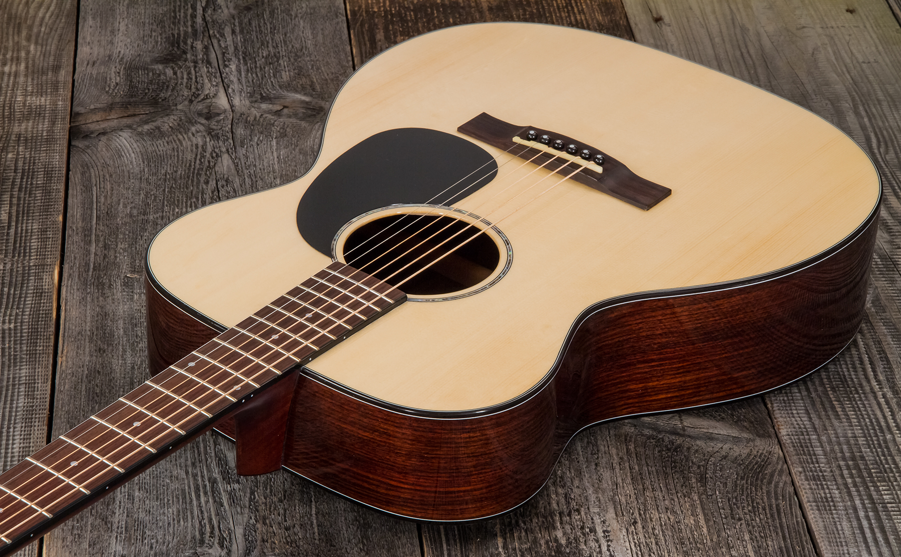 Wesland Om1-rw Orchestra Model Epicea Palissandre Rw - Natural - Acoustic guitar & electro - Variation 2