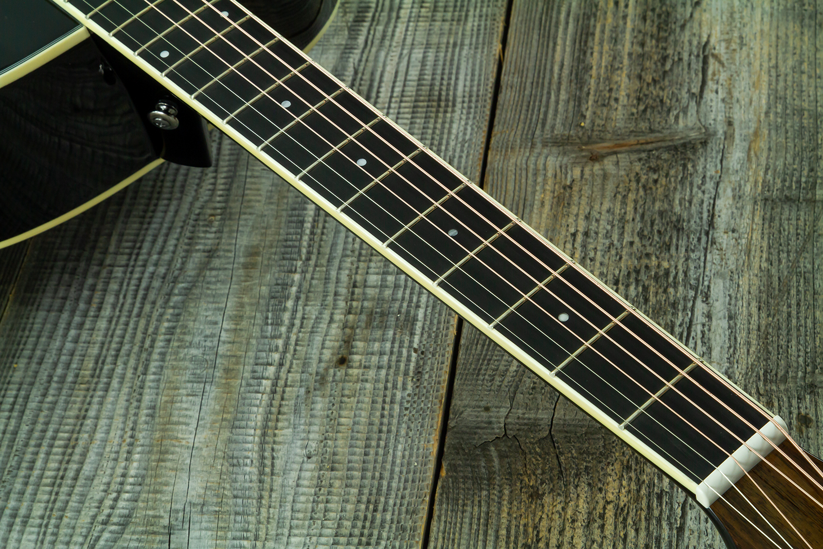 Wesland Om300-bk Om Epicea Acajou Rw - Black - Folk guitar - Variation 5