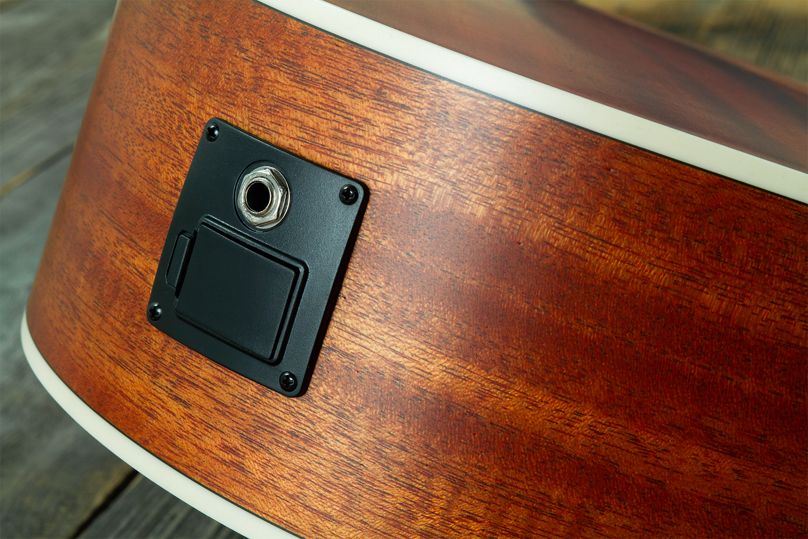 Wesland Om300-ce-nat Orchestra Cw Epicea Acajou Tec - Natural - Folk guitar - Variation 14