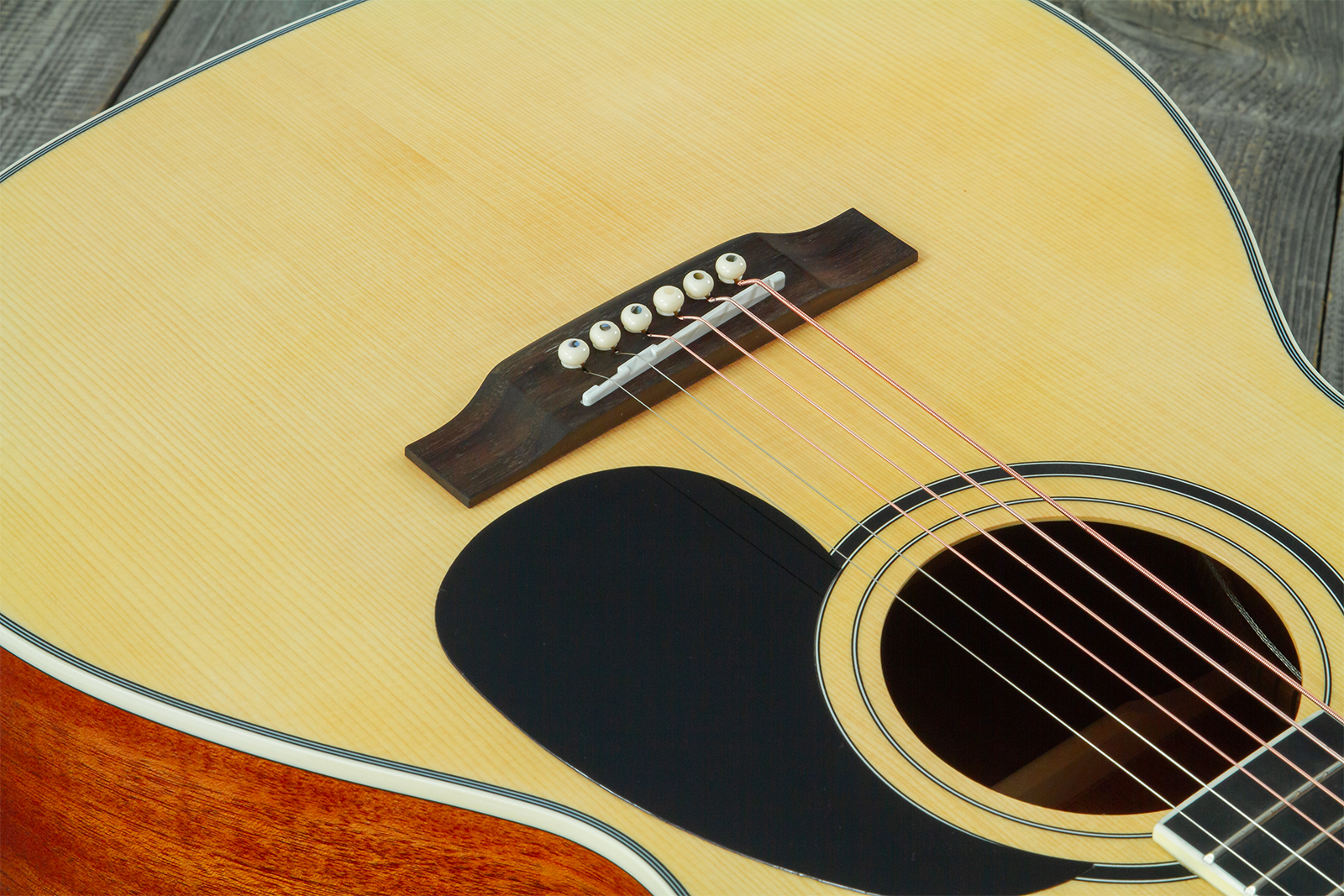 Wesland Om300-ce-nat Orchestra Cw Epicea Acajou Tec - Natural - Folk guitar - Variation 5